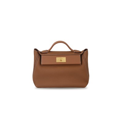 HERMÈS 2424 29 GOLD HARDWARE GOLD (21*16*11cm) 
